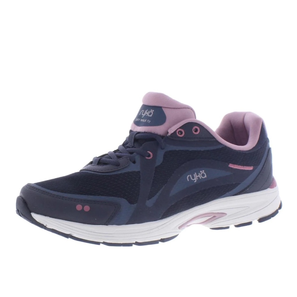 Ryka Womens Sky Walk Blue Walking Shoes Size Navy 7.5